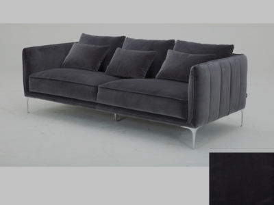 Sofa Velvet Charcoal