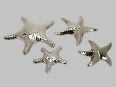 Cortland SIilver Starfish Set Of 4