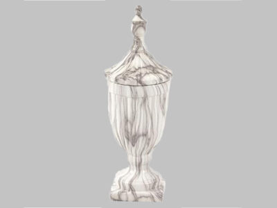 Faux Marble Urn Small*