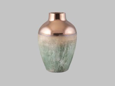 Hargrove Large Metallic Top vase