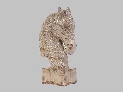 Old World Ceramic Horse w/Base*