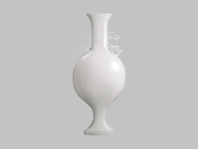 Rounded Mirror Vase Small