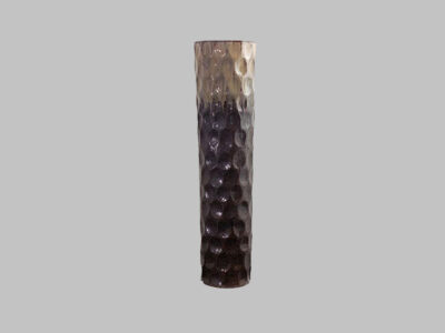 Tall Vase W/Hammered Honey Comb Patter*