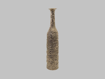 Zaras Ceramic Bottle in Bronze Finish*