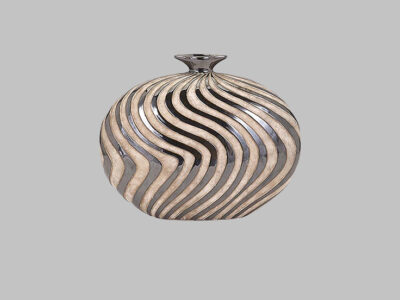 Leza Small Swirl Erthenware Vase