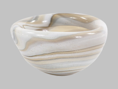 Sand Art Glass Bowl
