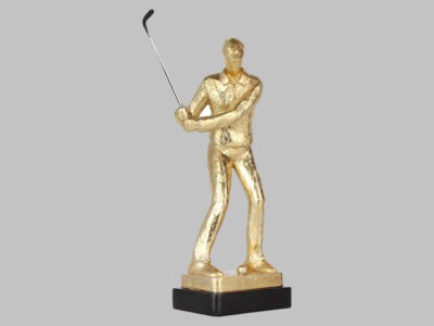 Resin golf figurine