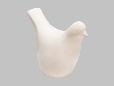 Ceramic 7 Bird White