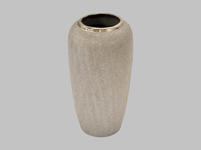 Ceramic 12″ Vase Champagne